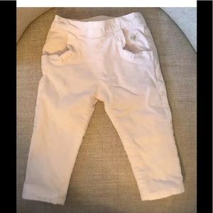 Lili Gaufrette Infant Girl Pink Corduroy Pants 6M